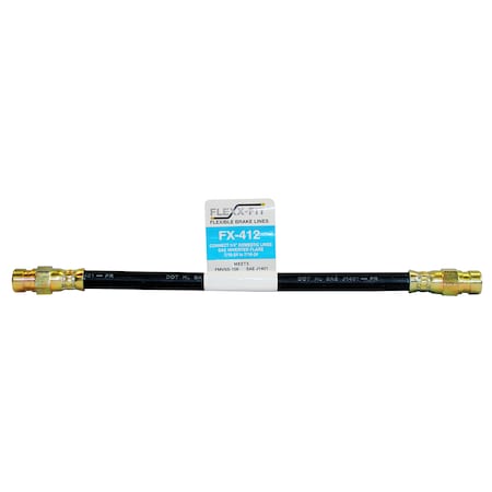 Ags Domestic Flexible Brake Hose 1/4 x 12 FX-412